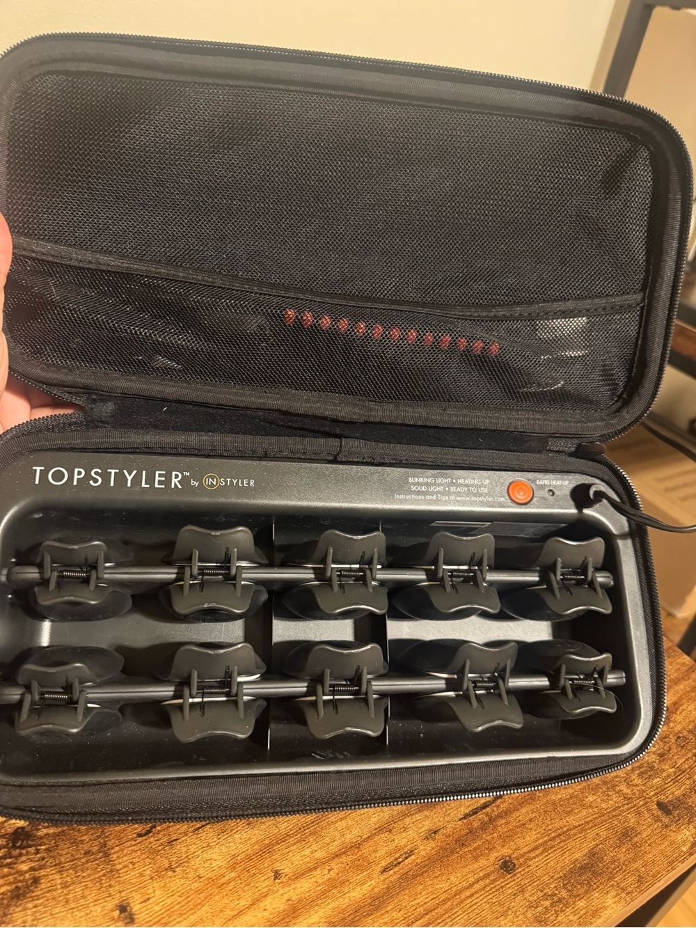 Topstyler by InStyler Black Hair Wave Styling Kit